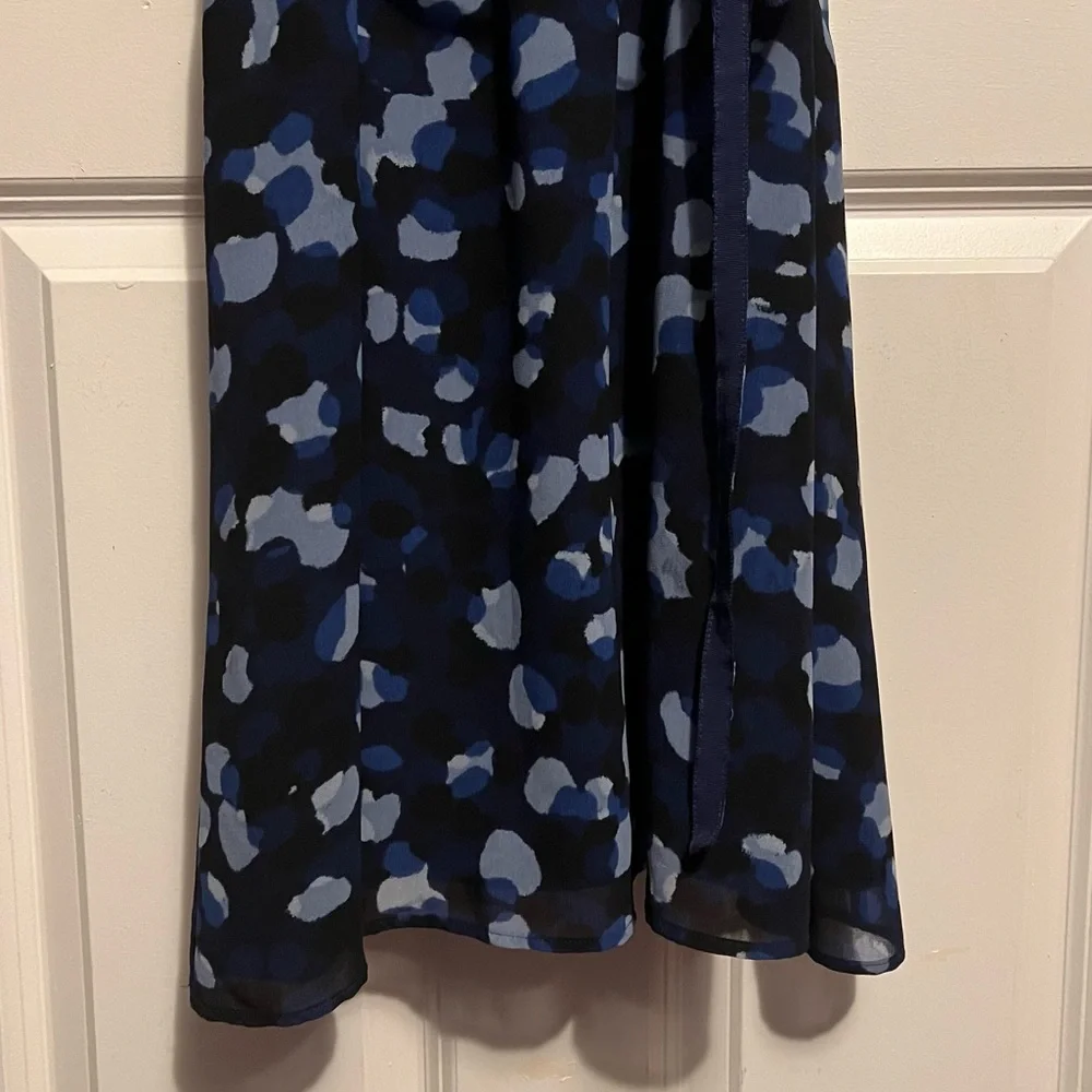 Armani Exchange Blue Spotted Dress - Picture 11 of 12
